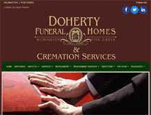 Tablet Screenshot of dohertyfh.com